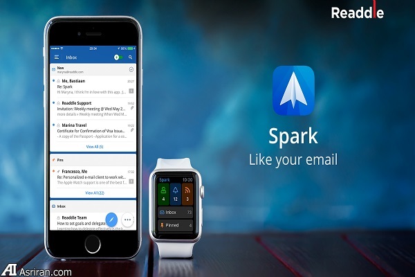 احیای جایگاه ایمیل با اپلیکیشن اسپارک احیای جایگاه ایمیل با اپلیکیشن اسپارک