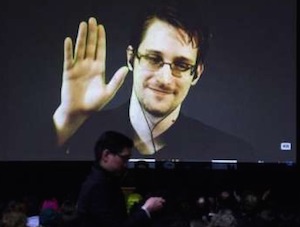 اسنودن برنده جایزه آزادی بیان نروژ شد