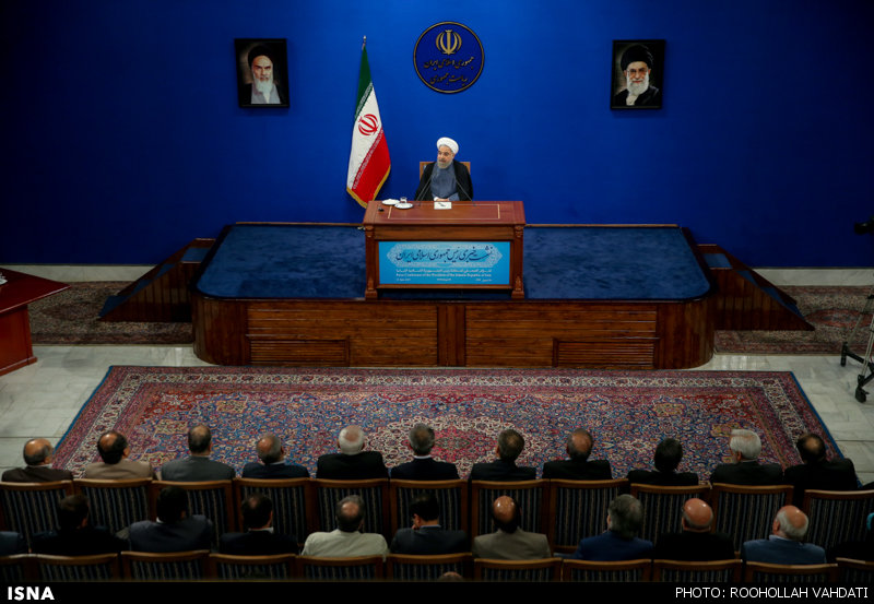 روحانی در نشست خبری: برخی حرف ها درباره پروتکل الحاقی بی اساس است/ لغو مجوزهای قانونی تضییع حقوق مردم است