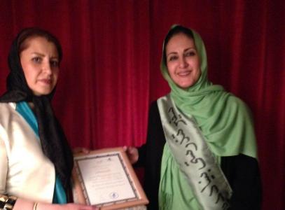 فاطمه گودرزی سفیر تندرستی بنیاد دیابت شد