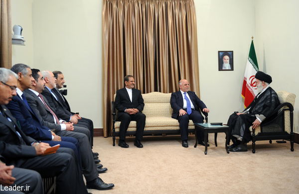 دیدار نخست وزیر عراق با مقام معظم رهبری