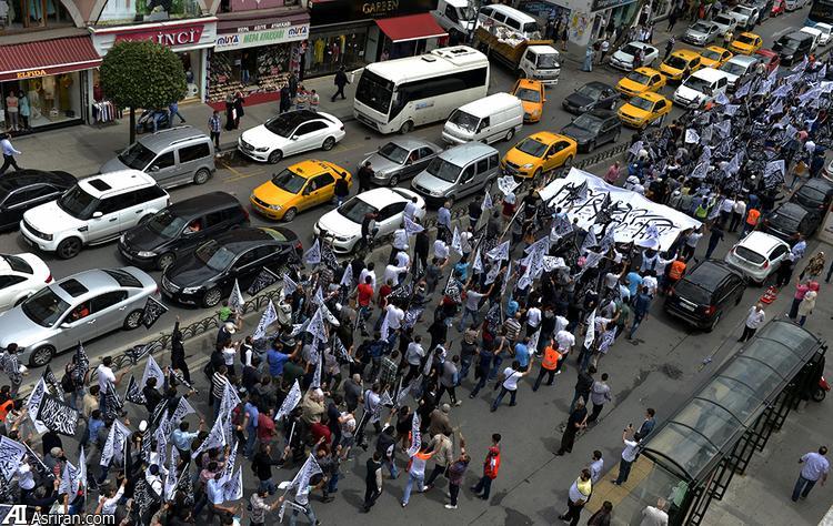 راهپیمایی طرفداران خلافت این بار در استانبول (+عکس)