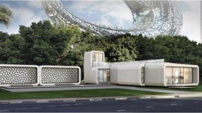 دبی: ساخت اولین ساختمان به وسیله پرینتر سه بعدی