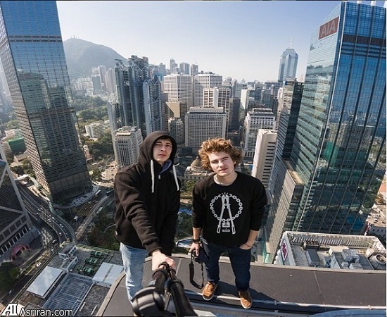 دو ستاره اینستاگرام بر فراز سازه‌های مرتفع جهان