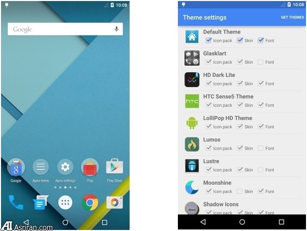 10 لانچر برتر اندرویدی 10 لانچر برتر اندرویدی