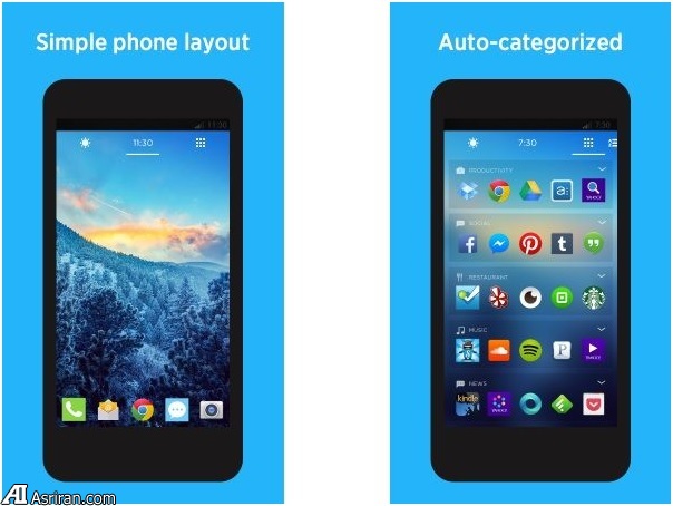 10 لانچر برتر اندرویدی 10 لانچر برتر اندرویدی