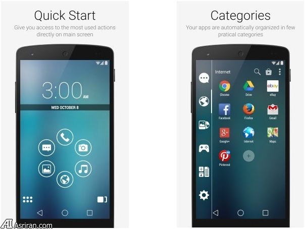 10 لانچر برتر اندرویدی 10 لانچر برتر اندرویدی