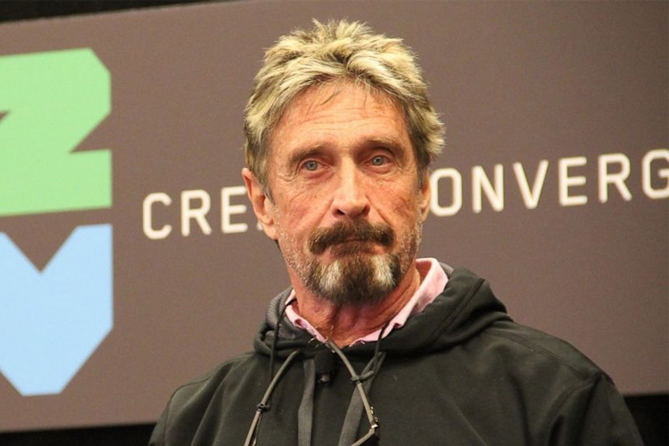 جان مکآفی موسس شرکت مکآفی دستگیر شد جان مکآفی موسس شرکت مکآفی دستگیر شد