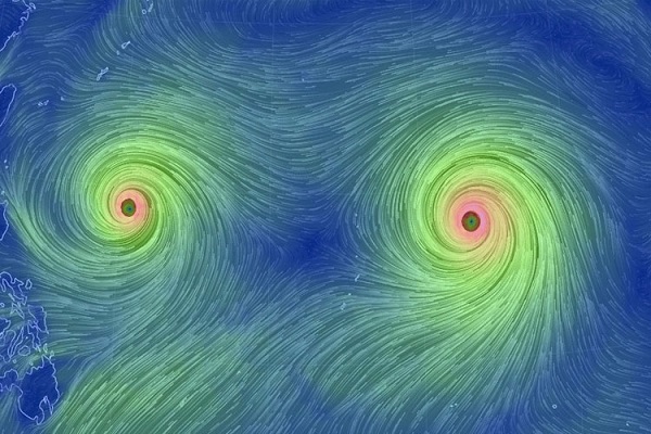 دو طوفان قدرتمند از نگاه فضانوردان