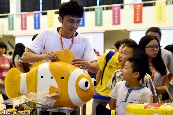 رقابت ماهی‌های رباتی در چین