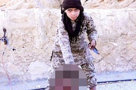 عامل وحشی‌گری کودکان جلاد داعش!