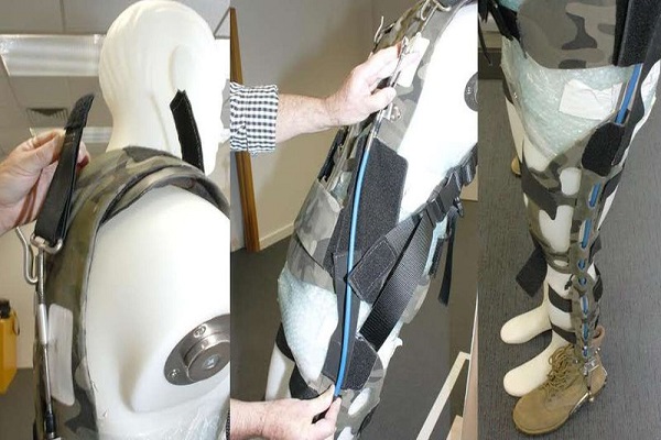 طراحی اسکلتخارجی برای سبککردن بار سربازان طراحی اسکلتخارجی برای سبککردن بار سربازان