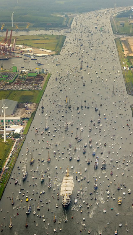 ترافیکی متفاوت در آمستردام (عکس)