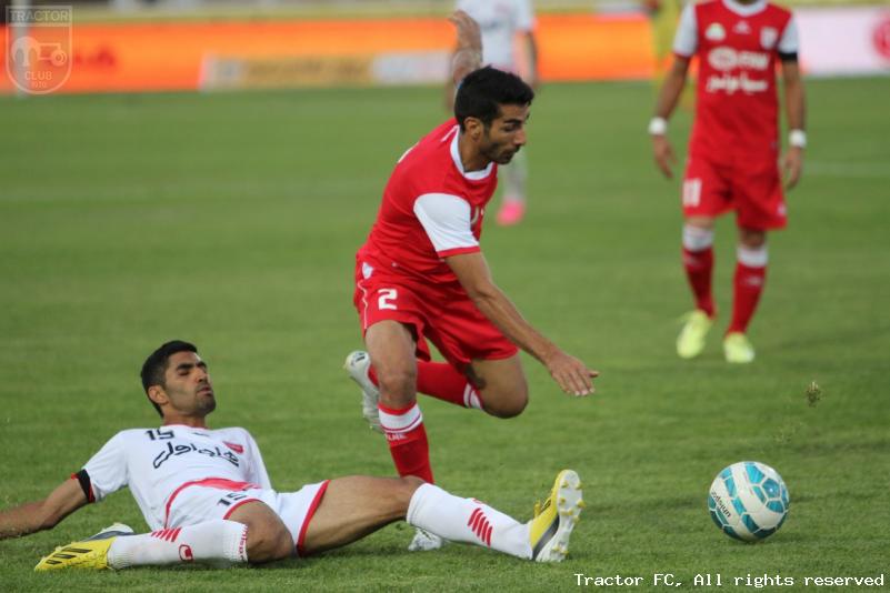 تراکتورسازی 0 - 1 پرسپولیس / صعود قرمزها با رکوردشکنی(+عکس)