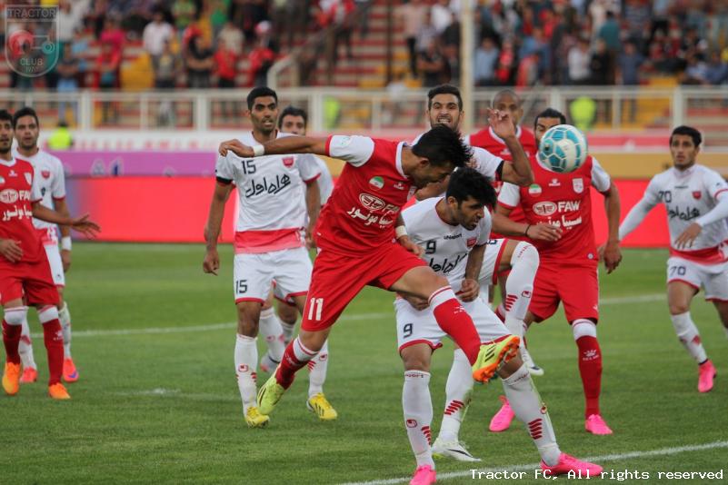 تراکتورسازی 0 - 1 پرسپولیس / صعود قرمزها با رکوردشکنی(+عکس)