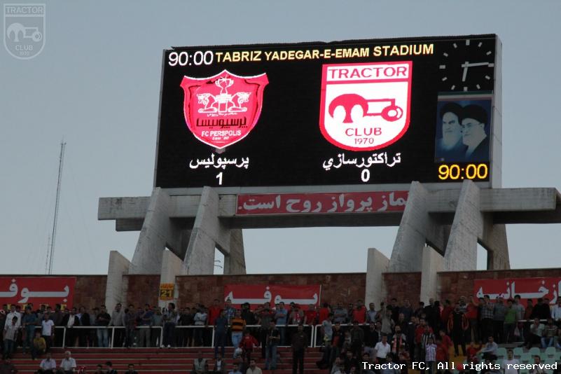 تراکتورسازی 0 - 1 پرسپولیس / صعود قرمزها با رکوردشکنی(+عکس)