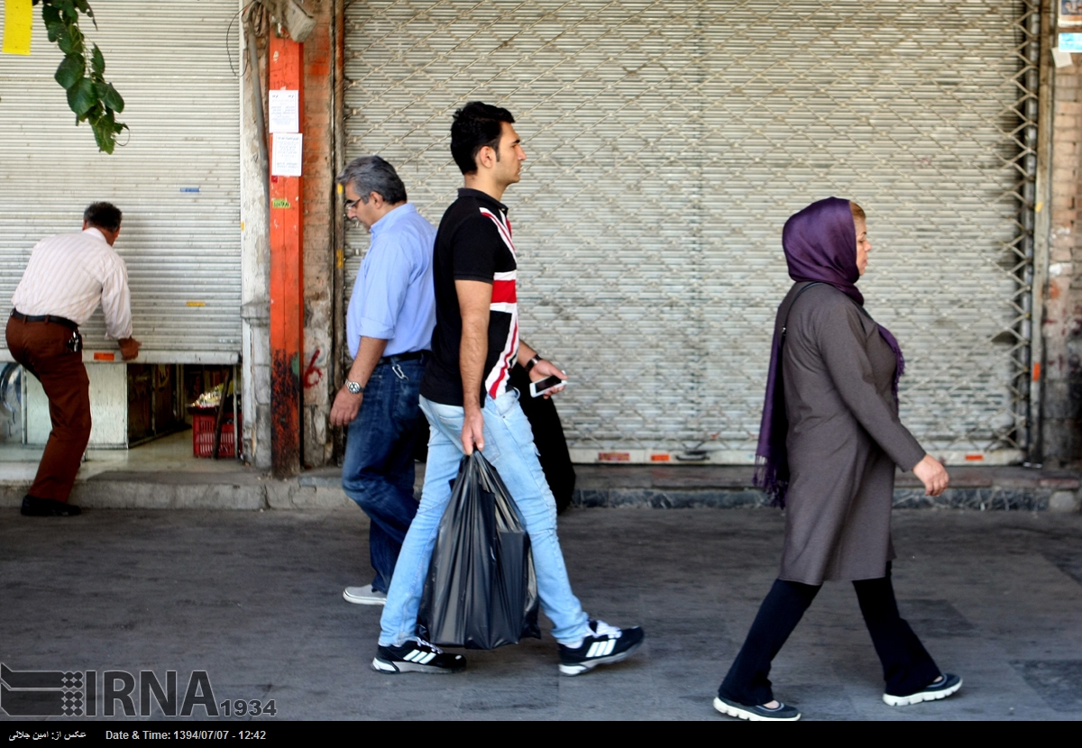 تصاویر بازار تهران امروز