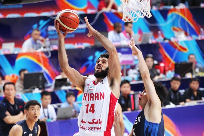 ایران 75 - 62 کره جنوبی / تیم ملی بسکتبال در نیمه نهایی (+آمار/عکس)
