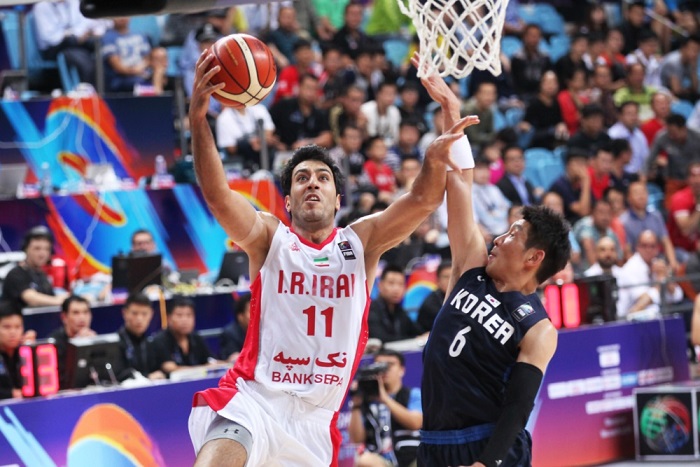 ایران 75 - 62 کره جنوبی / تیم ملی بسکتبال در نیمه نهایی (+آمار/عکس)