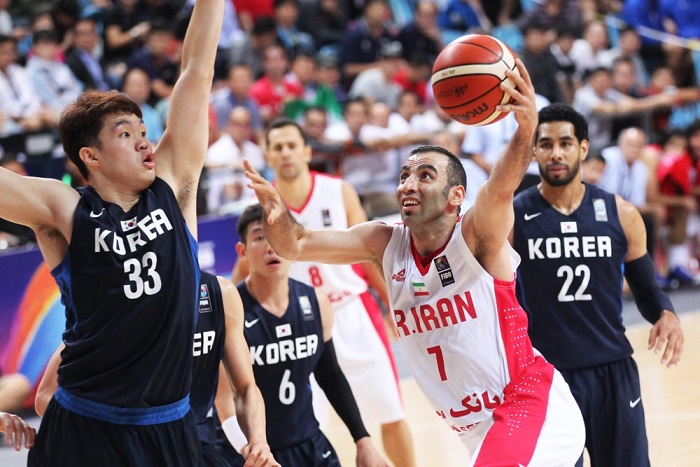 ایران 75 - 62 کره جنوبی / تیم ملی بسکتبال در نیمه نهایی (+آمار/عکس)