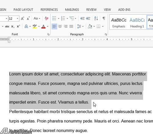 ترفندی ساده برای انتخاب متن در ویندوز ترفندی ساده برای انتخاب متن در ویندوز