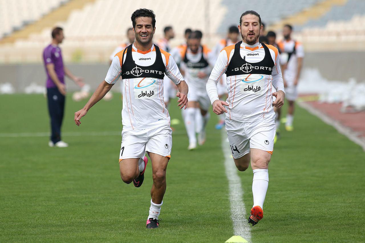 نشاط در تمرین تیم ملی (گزارش تصویری)