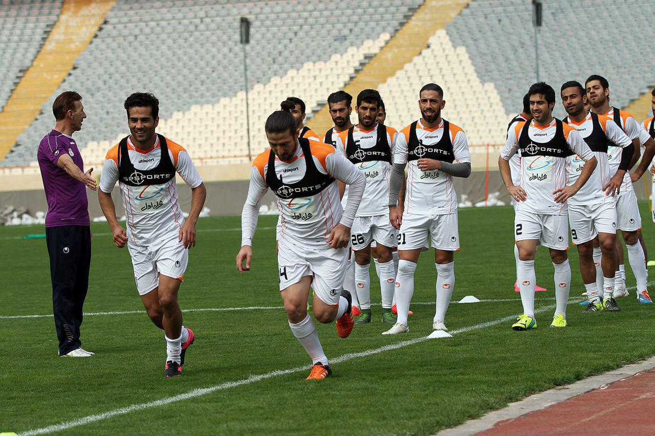 نشاط در تمرین تیم ملی (گزارش تصویری)