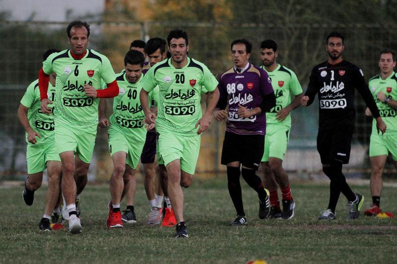 تمرین‌عصر پرسپولیسی‌ها در کیش(گزارش‌تصویری)