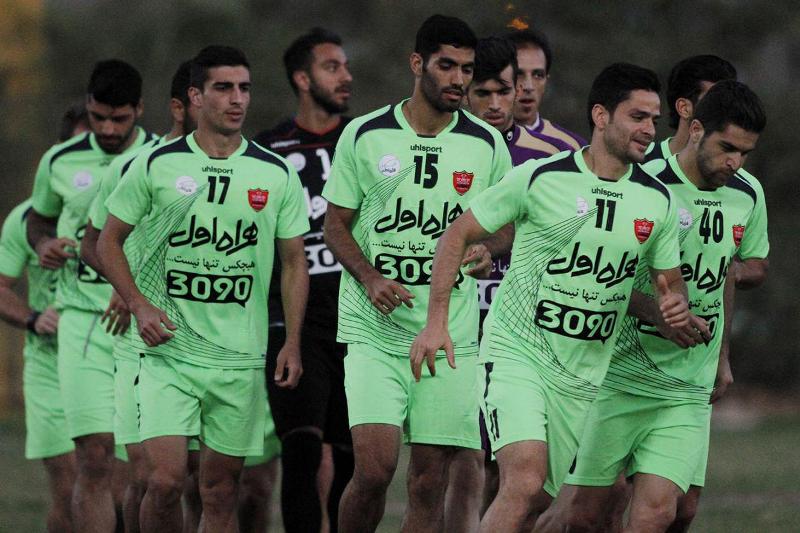 تمرین‌عصر پرسپولیسی‌ها در کیش(گزارش‌تصویری)