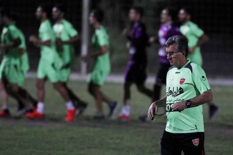 تمرین‌عصر پرسپولیسی‌ها در کیش(گزارش‌تصویری)