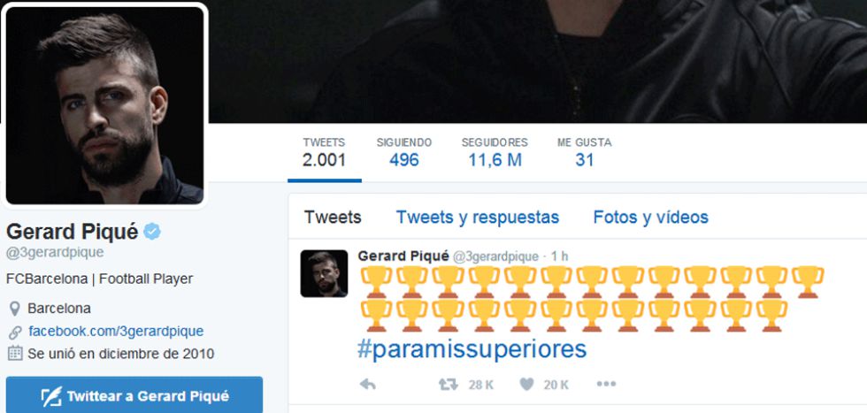 کنایه جدید پیکه به رئالی ها (عکس)