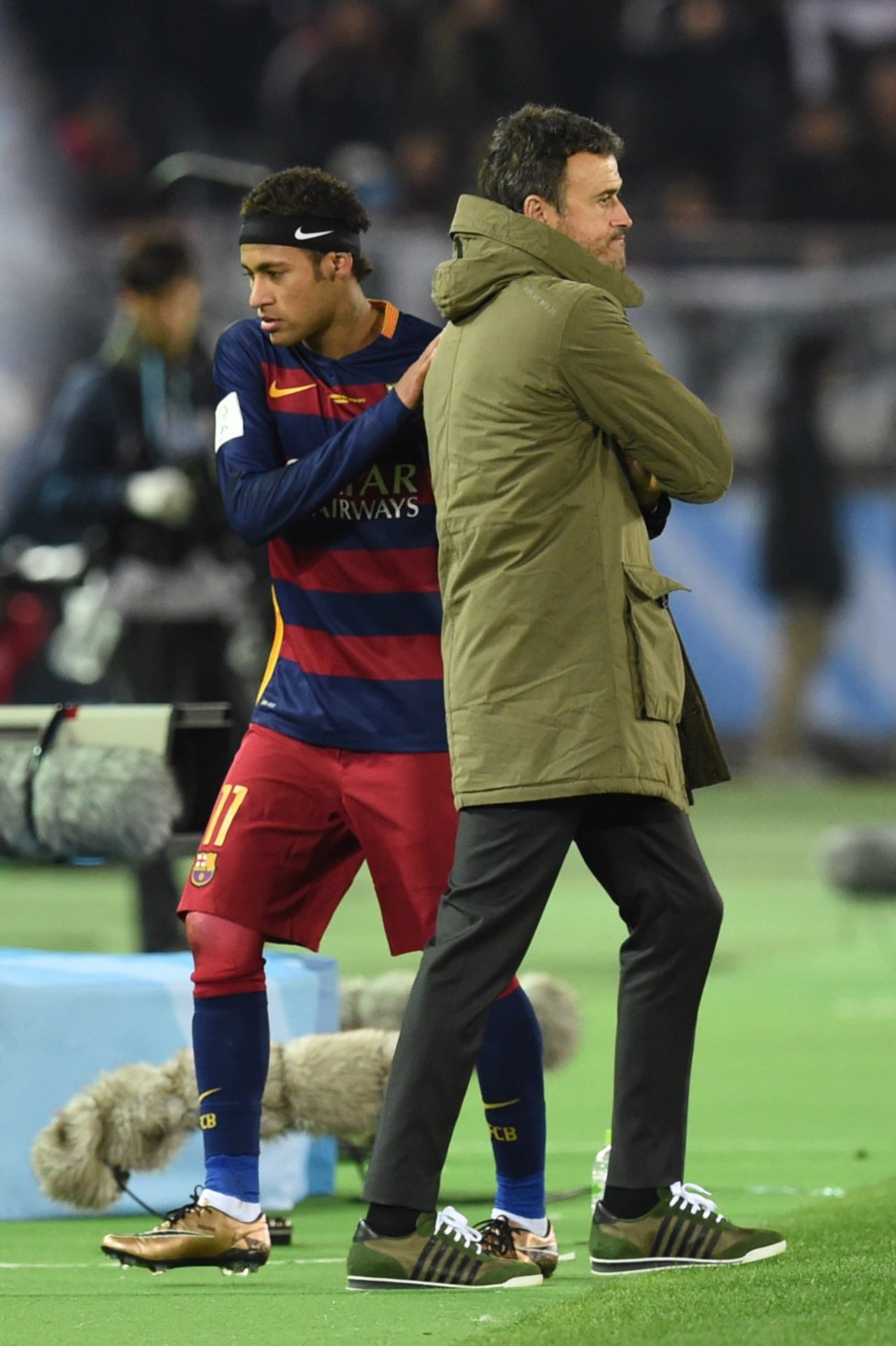 صحنه جنجالی؛ نیمار به انریکه چه گفت؟(عکس)