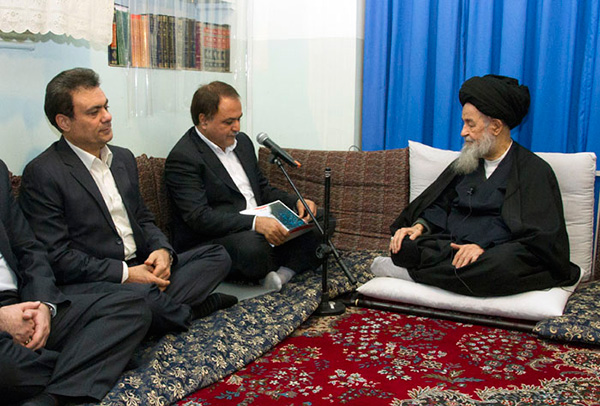 دیدار مدیرعامل بانک ملت با علما و مراجع تقلید