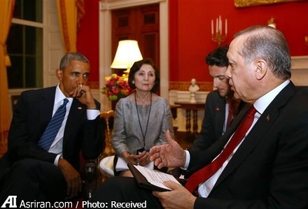 دیدار اوباما با اردوغان در واشنگتن (+عکس)