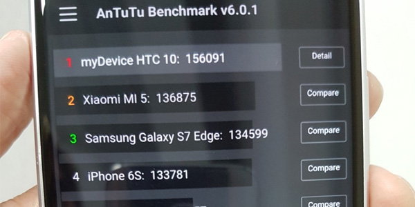 HTC 10 توسط انتوتو سنجیده شد؛ بالاتر از همه! HTC 10 توسط انتوتو سنجیده شد؛ بالاتر از همه!
