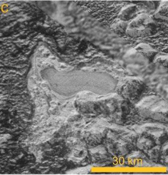 پیدا شدن دریاچه یخزده بر روی سیاره پلوتو پیدا شدن دریاچه یخزده بر روی سیاره پلوتو