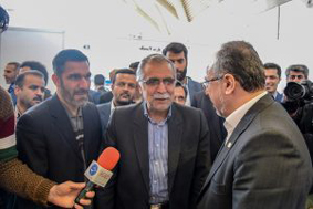بازدید معاون وزیر کشور از غرفه همیان شهر بازدید معاون وزیر کشور از غرفه همیان شهر