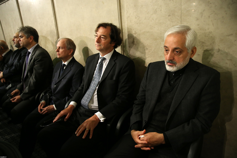 سفیر انگلیس در ترحیم هاشمی(عکس)