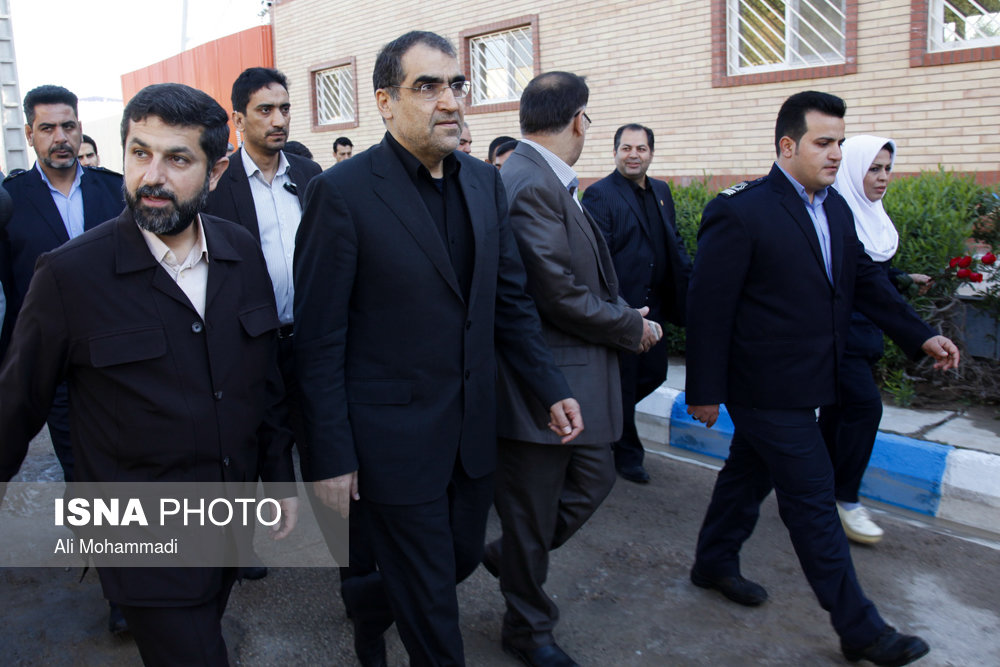 سفر وزیر بهداشت به خوزستان (+عکس)