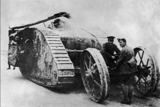 نخستین تانک چه شکلی بود (+عکس)