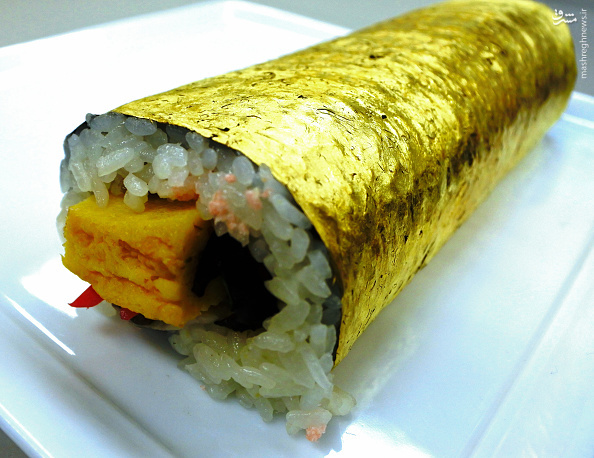 سوشی با طعم طلا! (+عکس)