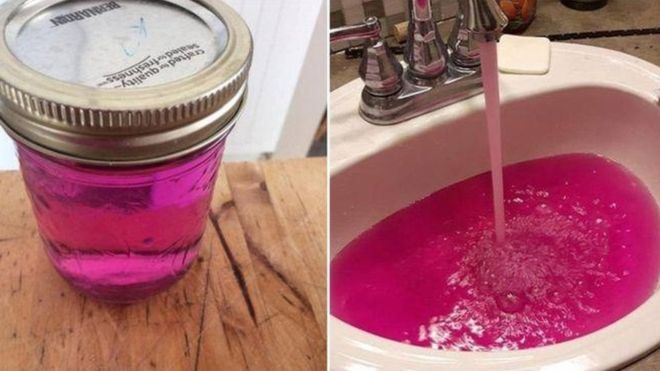 آب یک شهر در کانادا صورتی‌رنگ شد (+عکس)