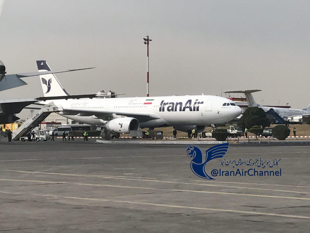 فرود دومین هواپیمای سفارشی ایران به ایرباس در فرودگاه مهرآباد / دومین هواپیمای نو هم آمد (+عکس)