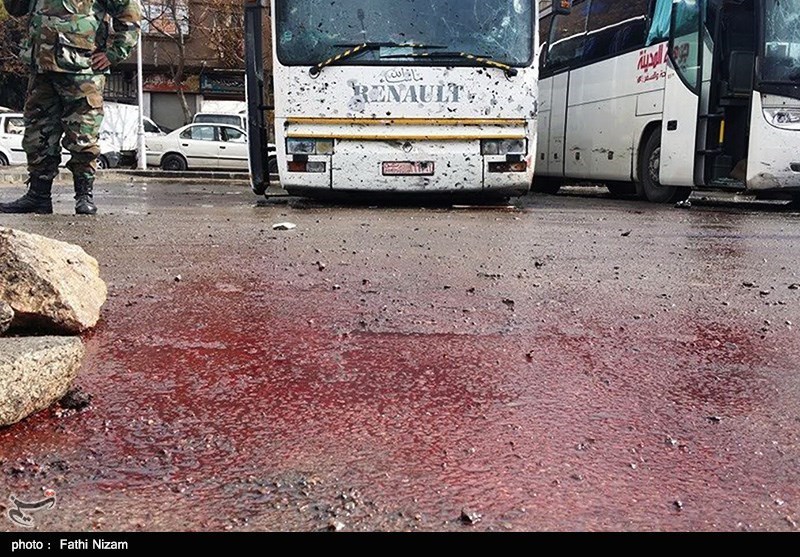 پایتخت سوریه ساعتی پس از انفجارهای تروریستی (+عکس)