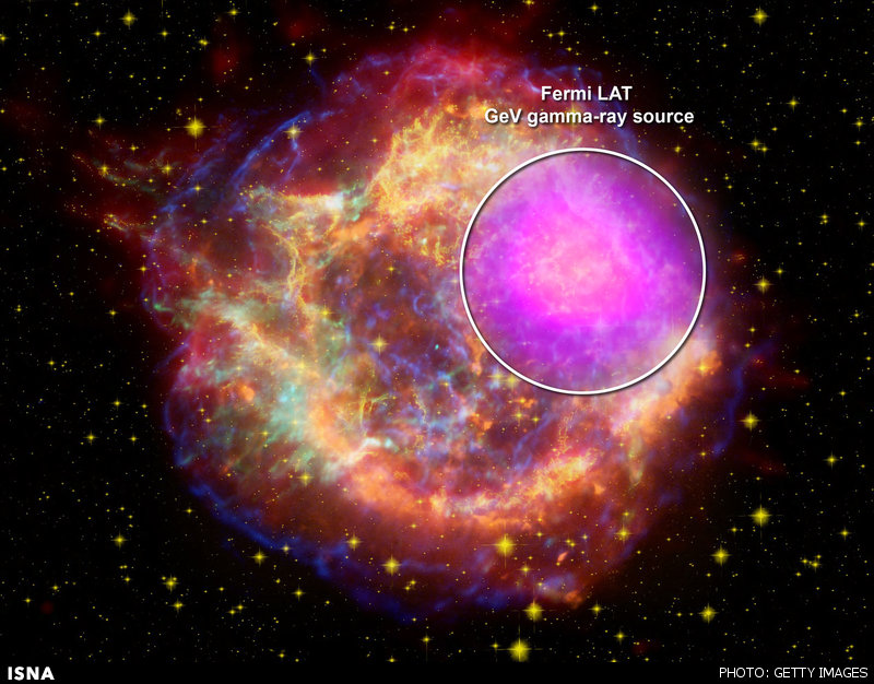 تصویر جدید ناسا از منبع پرتوهای کیهانی تصویر جدید ناسا از منبع پرتوهای کیهانی