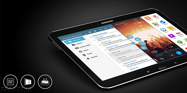 درز مشخصات Galaxy Tab 4 Advanced سامسونگ