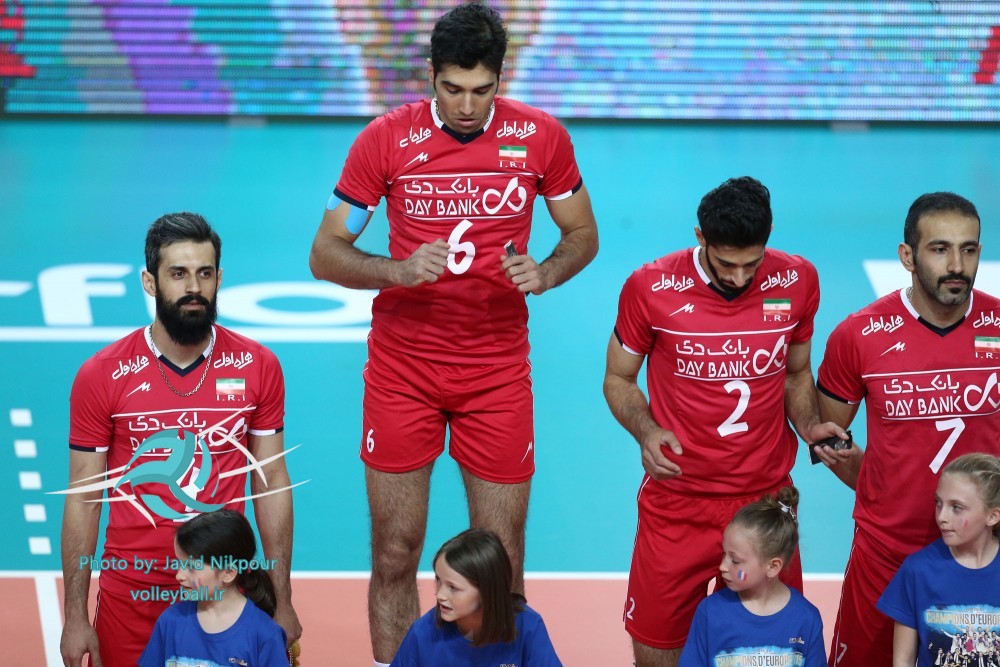 ایران 0 - 3 فرانسه /دومین شکست تیم ملی والیبال از فرانسه(+گزارش تصویری)