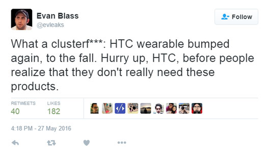 ساعت هوشمند اچتیسی در راه است ساعت هوشمند اچتیسی در راه است