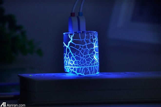 شارژری که در تاریکی می درخشد شارژری که در تاریکی می درخشد