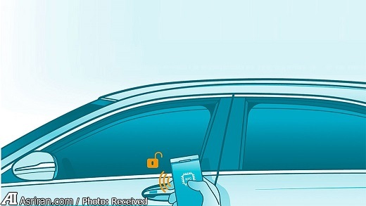 کلید مجازی روی تلفن همراه کلید مجازی روی تلفن همراه